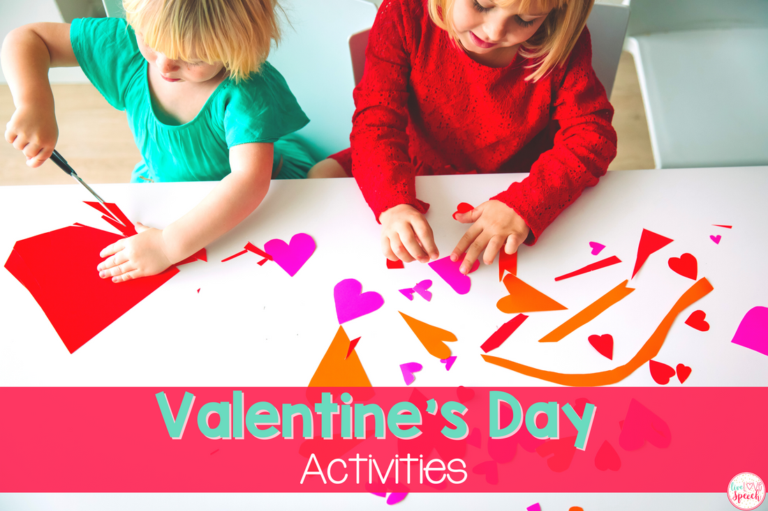 Use these fun and engaging Valentine's Day activities in your speech therapy classroom!