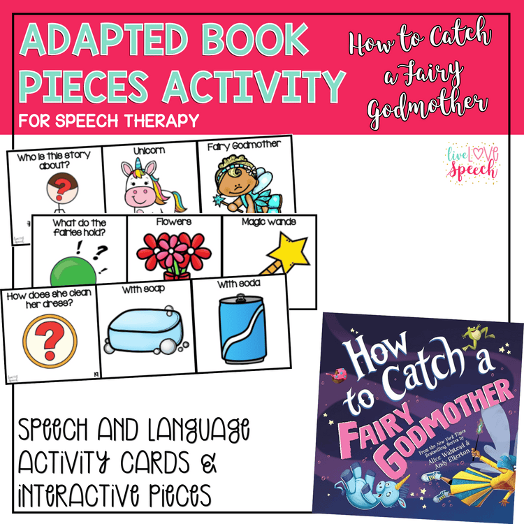 Adapted Book Piece Set | How to catch a Fairy Godmother | Printable Version