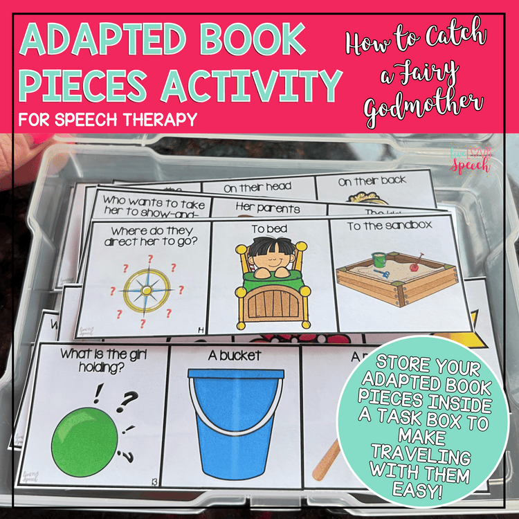 Adapted Book Piece Set | How to catch a Fairy Godmother | Printable Version