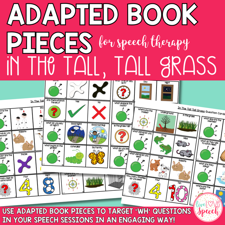 In The Tall, Tall Grass Adapted Piece Book Set {FREEBIE}