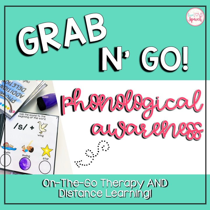 Grab N' Go Phonological Awareness | Speech Therapy