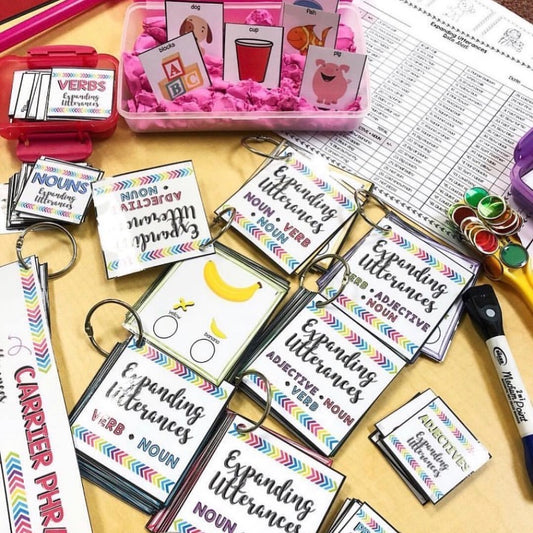 Grab N' Go Expanding Utterances | Speech Therapy Resource
