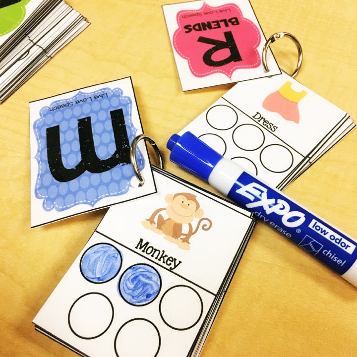 Grab N' Go Articulation BUNDLE | Early & Later Developing Sounds | Speech Therapy