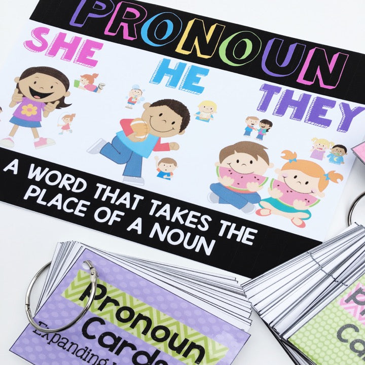 Grab N' Go Pronouns | Speech Therapy Resource