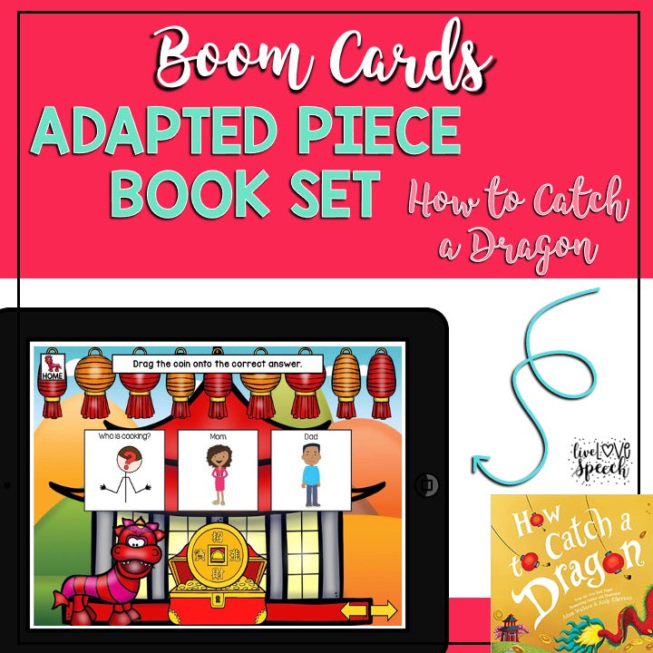 How to Catch a Dragon | BOOM Cards™ | Speech Therapy Activities