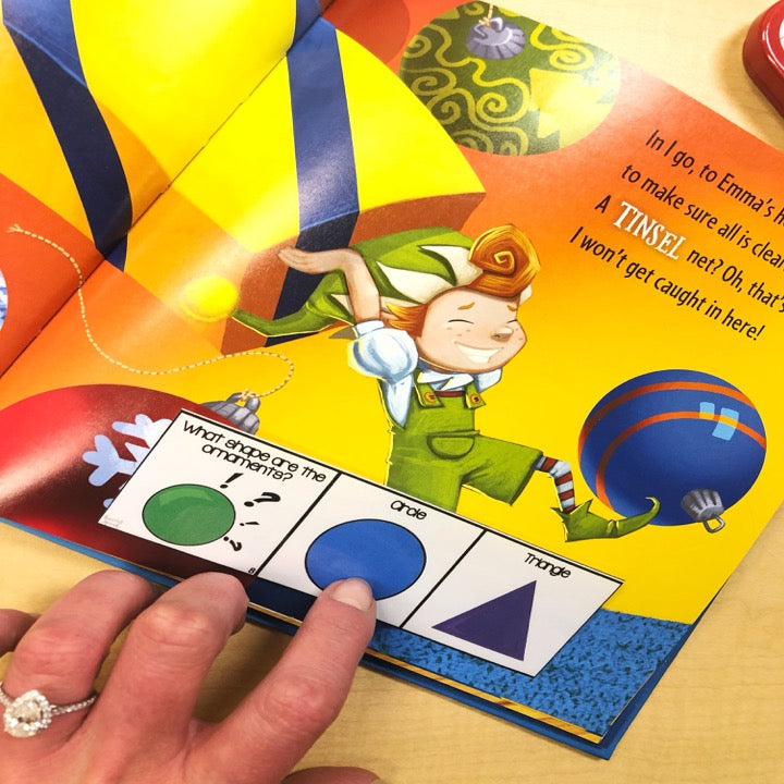 Adapted Book Piece Set | How to Catch an Elf | BOOM Cards™ & Print | Speech Therapy