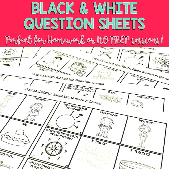 Adapted Book Piece Set for Speech Therapy | How to Catch a Snowman