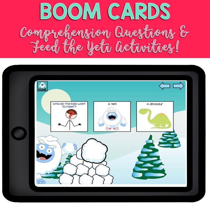 How to Catch a Yeti | BOOM Cards™ | Speech Therapy Activities