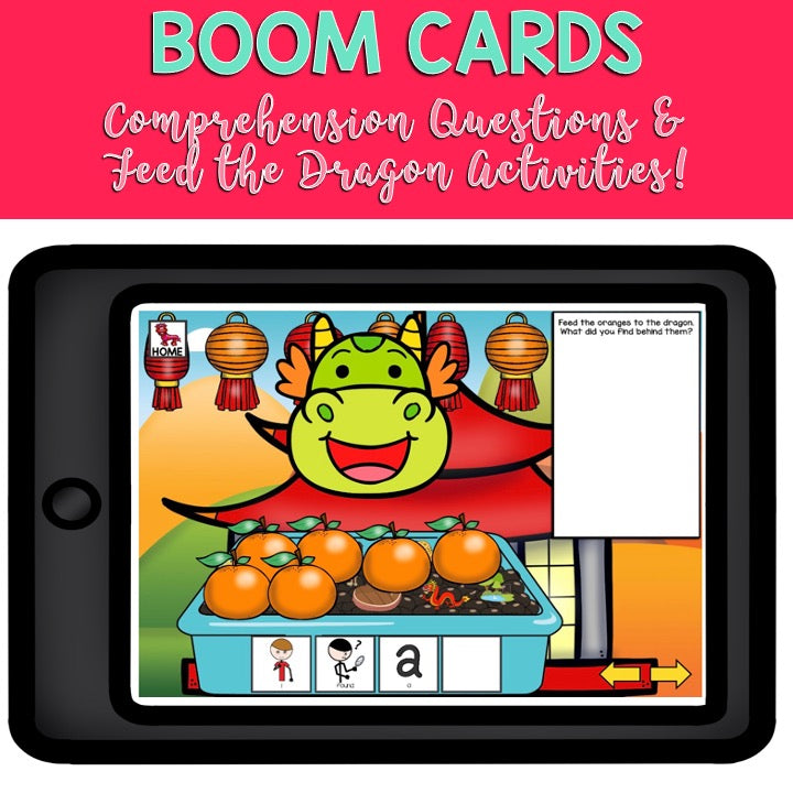 How to Catch a Dragon | BOOM Cards™ | Speech Therapy Activities