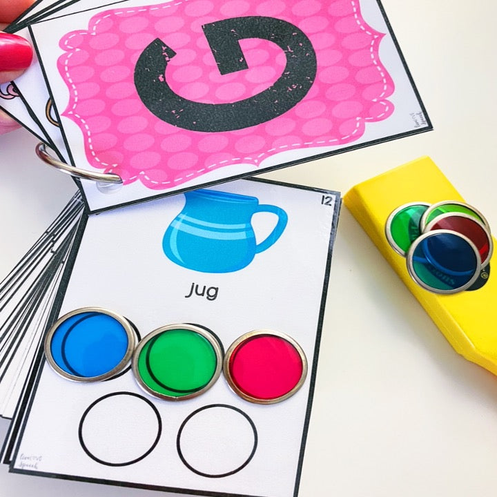 Grab N' Go Early Developing Sounds | Articulation Cards | Speech Therapy