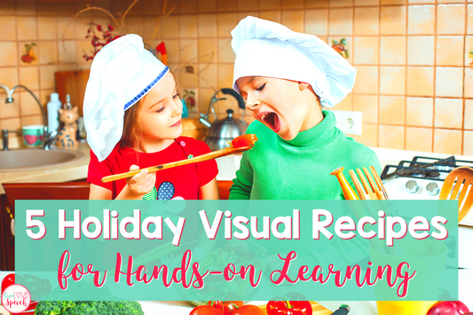 These holiday visual recipes are perfect for your December classroom cooking activities.