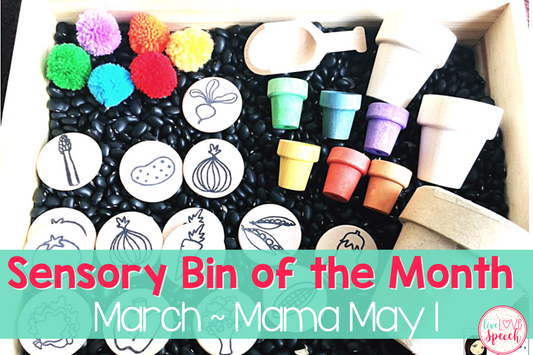 SENSORY BIN OF THE MONTH BY MAMA MAY I SHOP {PRODUCT REVIEW}