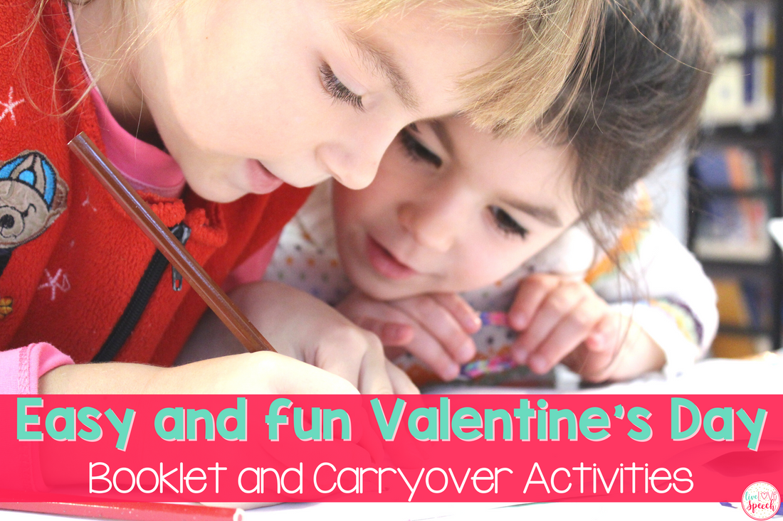 This Valentine's Day articulation booklet is perfect for your speech therapy students. 