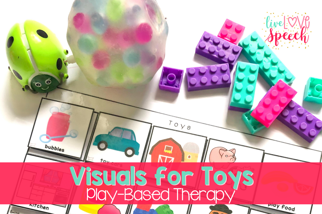 Use play based therapy in your speech therapy class for engaging lessons that are fun for your students and feel more like playing.