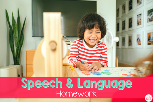 Use these tips and tricks to make speech and language homework fun and engaging for your students. 