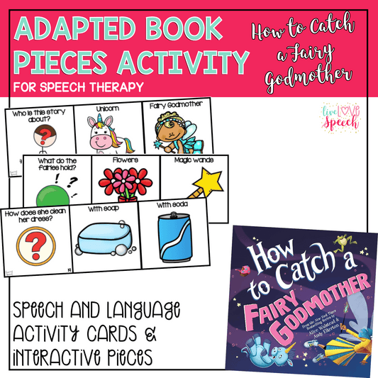 Adapted Book Piece Set | How to catch a Fairy Godmother | Printable Version