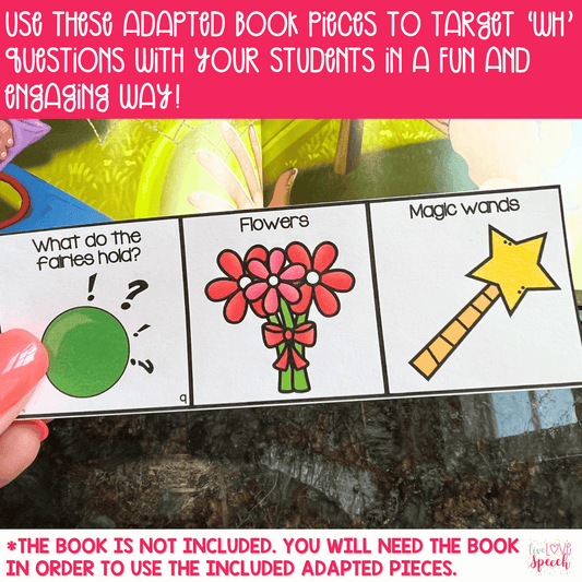 Adapted Book Piece Set | How to catch a Fairy Godmother | Printable Version