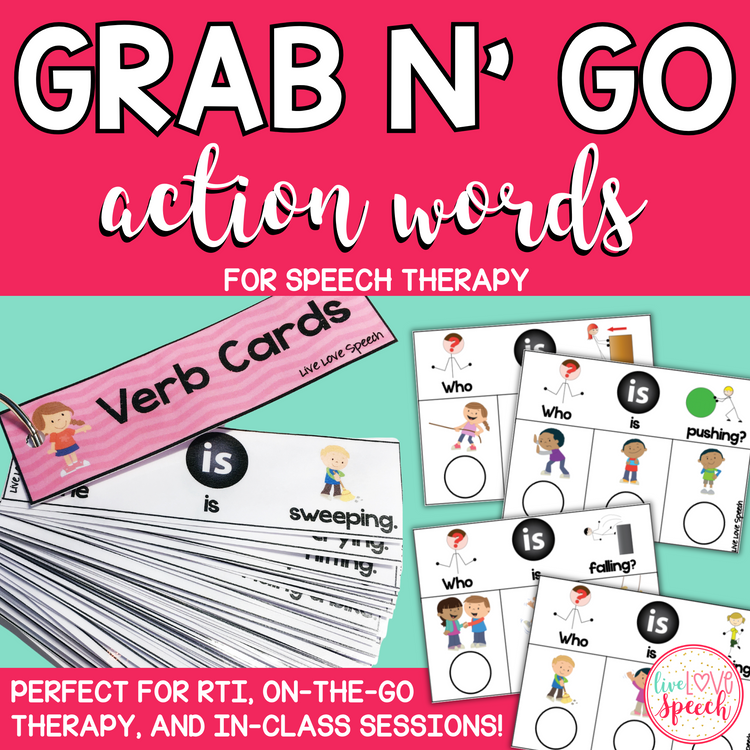 Grab N' Go Action Words