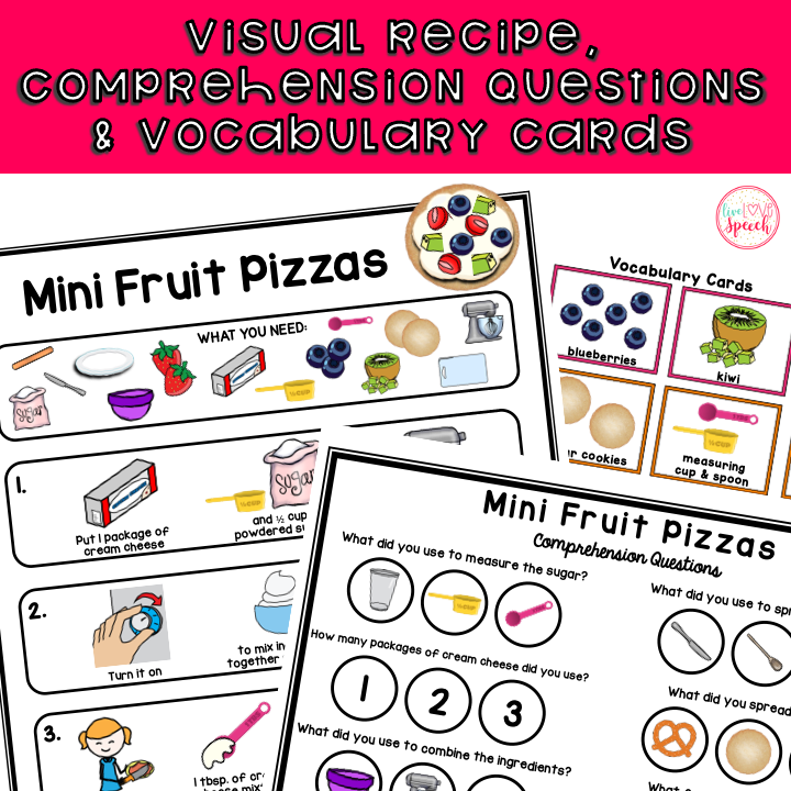 May Visual Recipes | Speech Therapy | Cooking with Kids | Life Skills