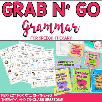 Grab N' Go Grammar {Common Core Aligned}