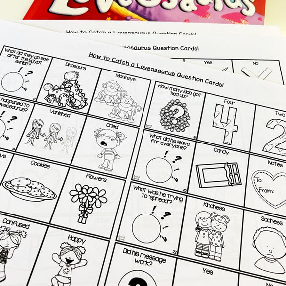 Adapted Book Piece Set | How to Catch a Loveosaurus | Speech Therapy ...