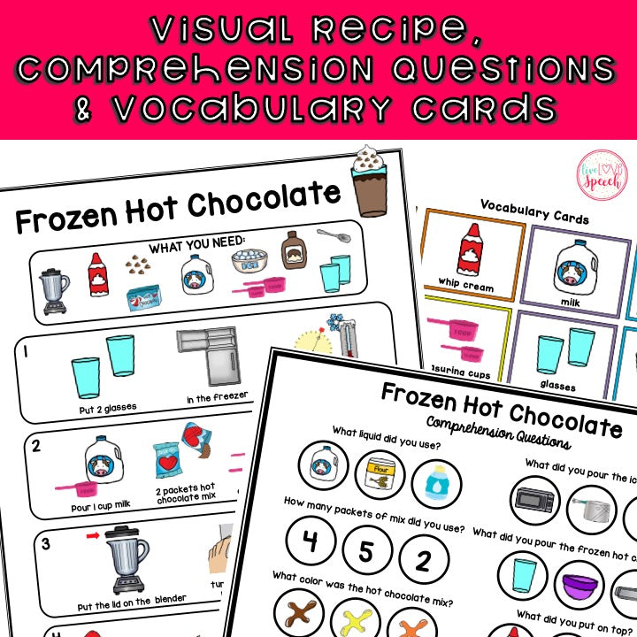 January Visual January Visual Recipes | Speech Therapy | Cooking with Kids | Life Ski ...