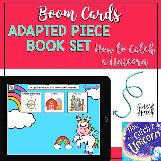 How to Catch a Unicorn | BOOM Cards™ | Speech Therapy Activities