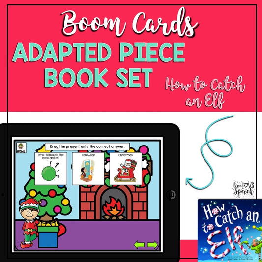 How to Catch an Elf | BOOM Cards™ | Speech Therapy Activities
