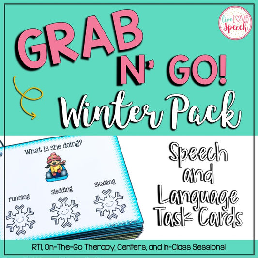 Grab N' Go Winter Pack | Speech and Language