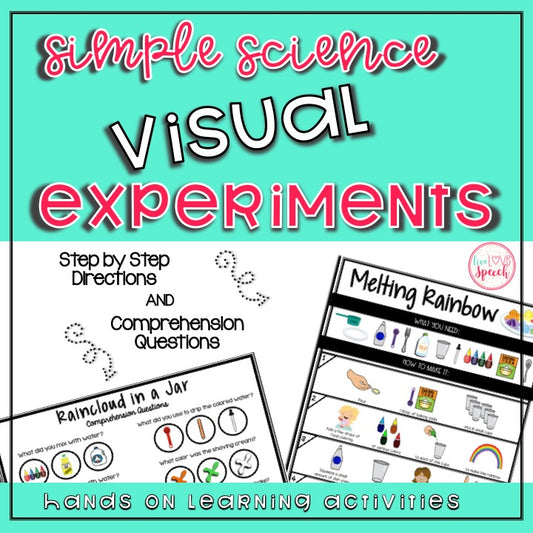 Simple Science VISUAL Experiments | Speech Therapy | Hands-On Learning