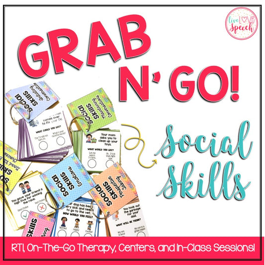 Grab N' Go Social Skills | Speech Therapy