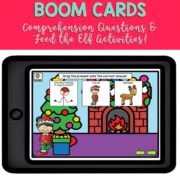 How to Catch an Elf | BOOM Cards™ | Speech Therapy Activities