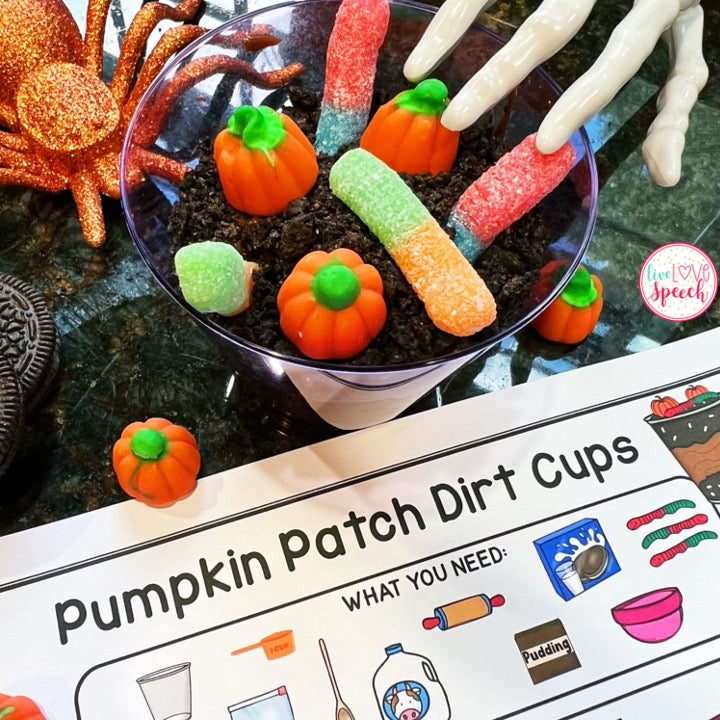 October Visual Recipes | Speech Therapy | Cooking with Kids | Life Skills