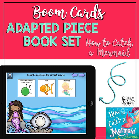 How to Catch a Mermaid | BOOM Cards™ | Speech Therapy Activities