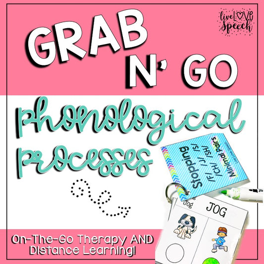 Grab N' Go Phonological Processes | Speech Therapy
