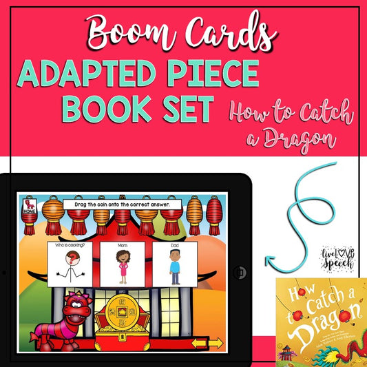 How to Catch a Dragon | BOOM Cards™ | Speech Therapy Activities