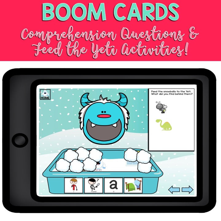 How to Catch a Yeti | BOOM Cards™ | Speech Therapy Activities